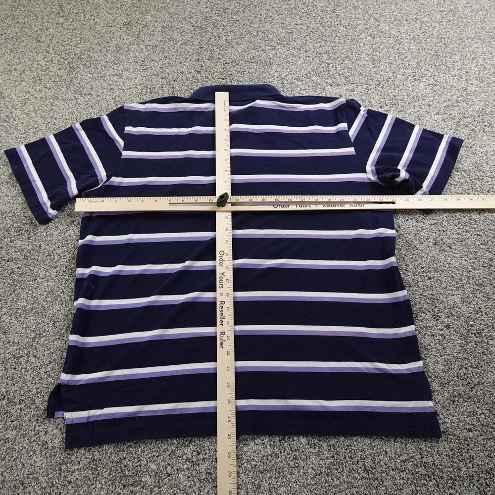 VTG Polo Ralph Lauren Polo Shirt Mens L Blue Golf Fit Pony Casual Preppy 90s Y2K